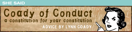 Coady of Conduct - Advice by Lynn Coady